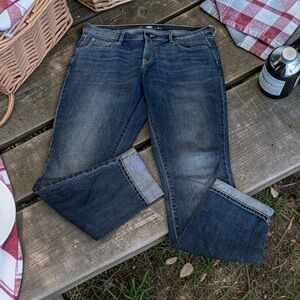 Old Navy Dark Blue Skinny Jeans (14)